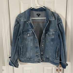 Express Women's Blue Jean Jacket
